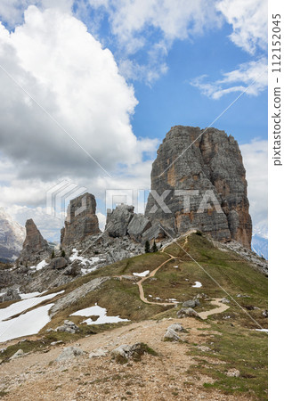 landscape in the Dolomites, Five Towers(Cinque Torri) 112152045