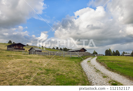road in dolomite alps italy road in dolomite alps italy 112152117