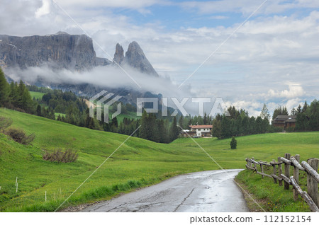 Alpe di Siusi in the Dolomites Italy 112152154