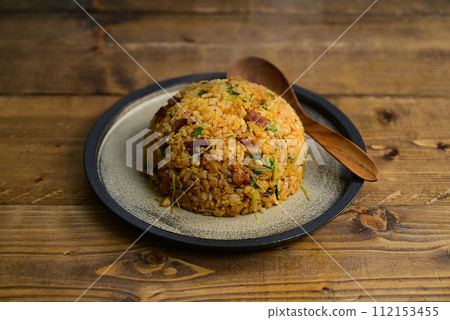 Fried rice with kimchi 112153455
