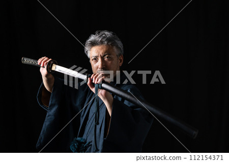 高級男和服日本刀 112154371