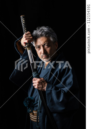 Senior male kimono Japanese sword Senior male kimono Japanese sword 112154391