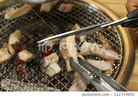 Korea bbq. pork shoulder butt. pork neck Korea bbq. pork shoulder butt. pork neck 112154602
