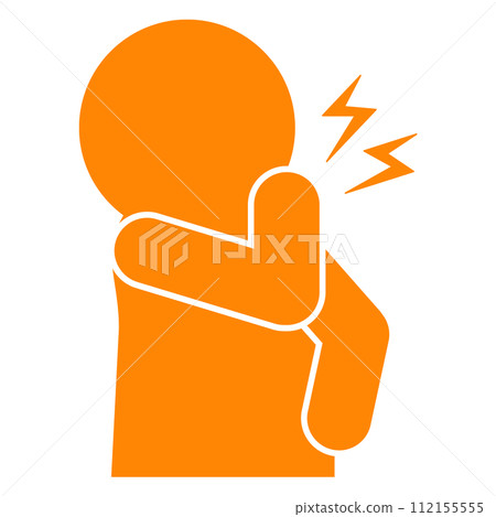 肩膀僵硬、肩痛、整骨診所、整骨診所、針灸診所、象形圖 肩膀僵硬、肩痛、整骨診所、整骨診所、針灸診所、象形圖 112155555