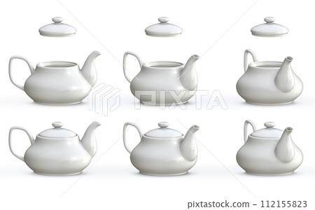 Porcelain Teapot Set Porcelain Teapot Set 112155823