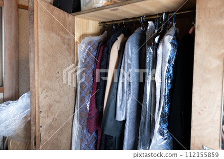 Old wardrobe in my parents' closet Old wardrobe in my parents' closet 112155859