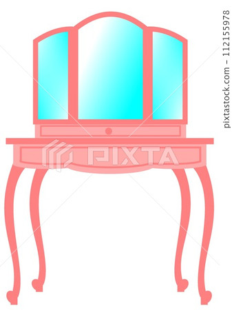 Rococo mirror stand 112155978