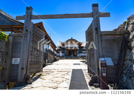 [Japan's 100 Famous Castles] [Jyudenken District] Sasayama Castle, Tetsumonzeki and Daishoin, Tanba Sasayama City, Hyogo Prefecture 112156198