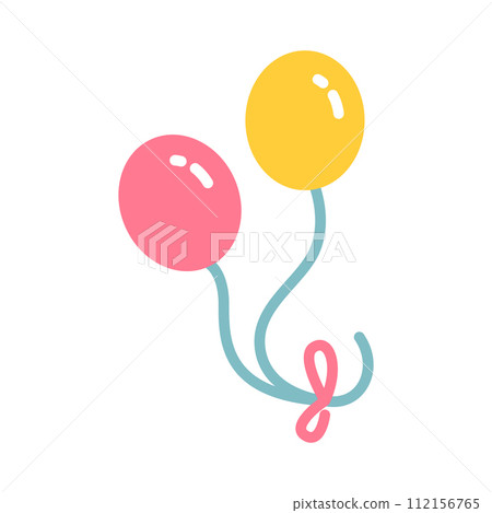 Balloon vector icon 112156765
