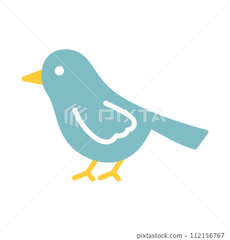 Little bird vector icon 112156767