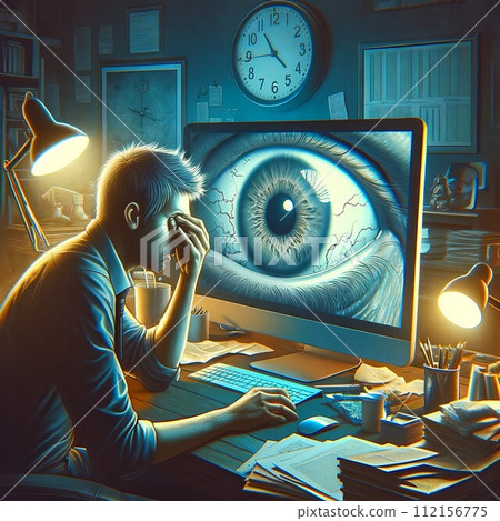 眼睛疲勞 眼睛疲勞 112156775