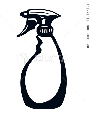 Cleaning spray. Vector drawing icon Cleaning spray. Vector drawing icon 112157194
