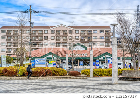 Urban landscape of Kawasaki City, Kurihira Station 112157317