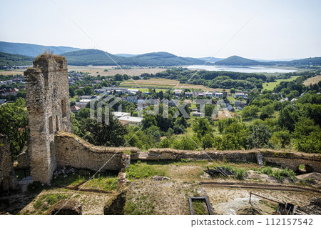 Divin castle ruins, Slovakia Divin castle ruins, Slovakia 112157542