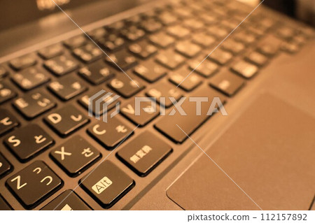 Remote work with laptop Remote work with laptop 112157892