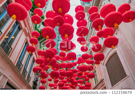 香港觀光城市景觀 112158679