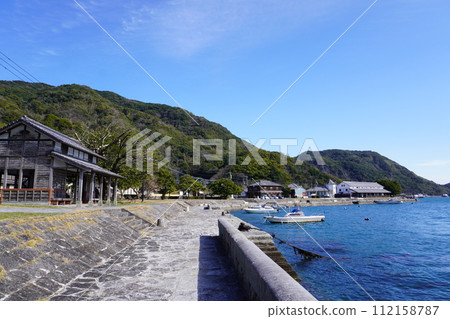 天草五橋一號橋腳下的港口 112158787