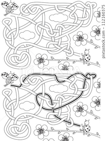 Ladybug maze Ladybug maze 112160375