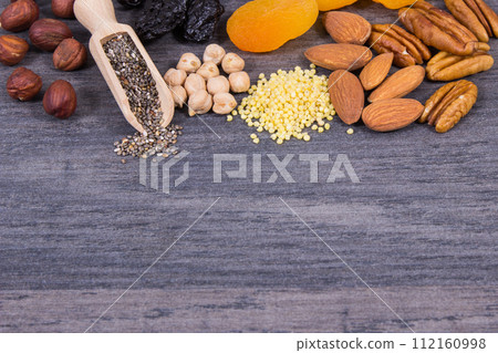 Healthy ingredients as source iron, vitamins and minerals Healthy ingredients as source iron, vitamins and minerals 112160998