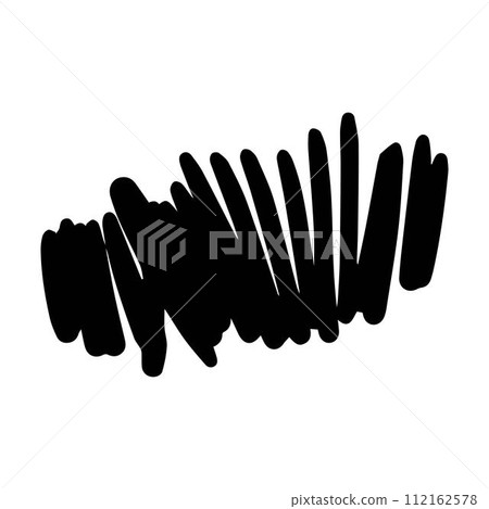 Brush stroke line element, grunge charcoal hand drawn hatches scribble marker art brushes line, chalk texture doodle drawing design illustration Brush stroke line element, grunge charcoal hand drawn hatches scribble marker art brushes line, chalk texture doodle drawing design illustration 112162578