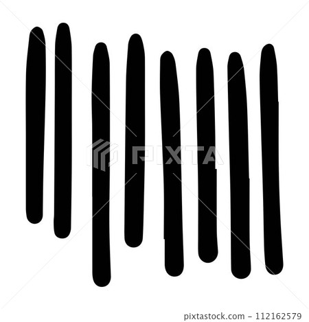 Brush stroke line element, grunge charcoal hand drawn hatches scribble marker art brushes line, chalk texture doodle drawing design illustration Brush stroke line element, grunge charcoal hand drawn hatches scribble marker art brushes line, chalk texture doodle drawing design illustration 112162579