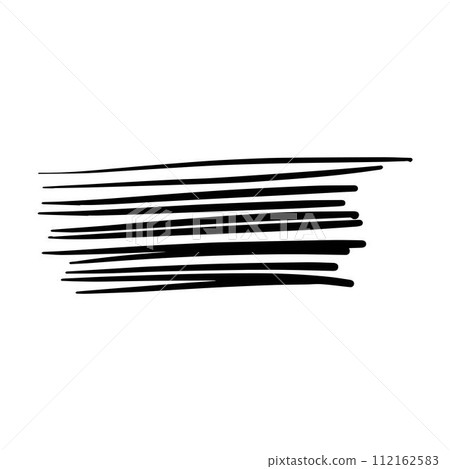 Brush stroke line element, grunge charcoal hand drawn hatches scribble marker art brushes line, chalk texture doodle drawing design illustration Brush stroke line element, grunge charcoal hand drawn hatches scribble marker art brushes line, chalk texture doodle drawing design illustration 112162583
