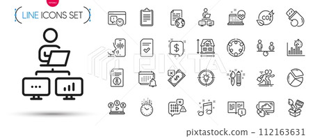 icon, vector, set 112163631