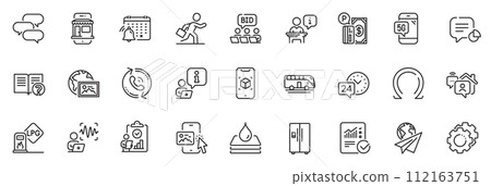 Icons pack as Call center, Talk bubble and Marketplace line icons for app include Refrigerator, Settings gears, Phone image outline thin icon web set. Web photo, Parking payment. Vector Icons pack as Call center, Talk bubble and Marketplace line icons for app include Refrigerator, Settings gears, Phone image outline thin icon web set. Web photo, Parking payment. Vector 112163751