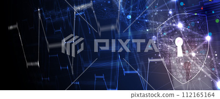 Cyber security and information or network protection. Future cyber technology web services for business and internet project Cyber security and information or network protection. Future cyber technology web services for business and internet project 112165164