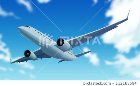 飛行藍天的客機 飛行藍天的客機 112165584