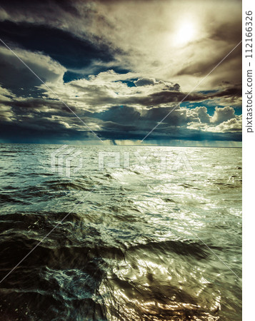 Sea view at evening 112166326