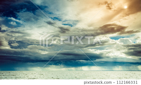 seascape sea horizon and sky. seascape sea horizon and sky. 112166331