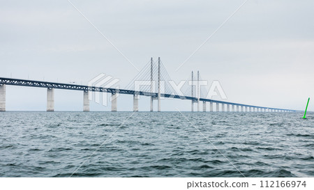 the oresund bridge between denmark and sweden the oresund bridge between denmark and sweden 112166974