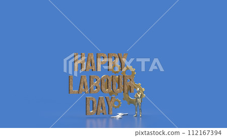 The Engineer for labour day or industry concept 3d rendering. 112167394