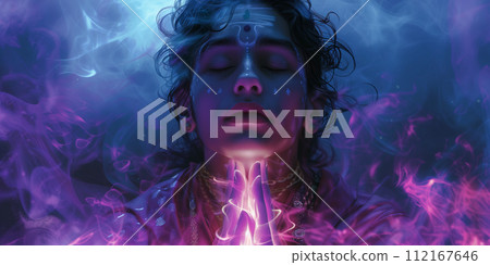 Woman praying 112167646