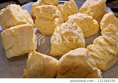 Freshly baked scones 112168330
