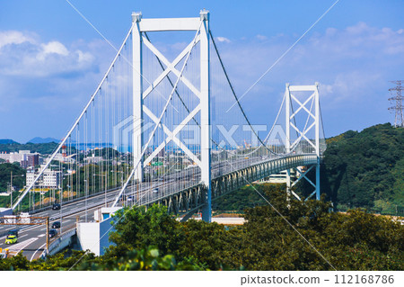 關門大橋全景 關門大橋全景 112168786