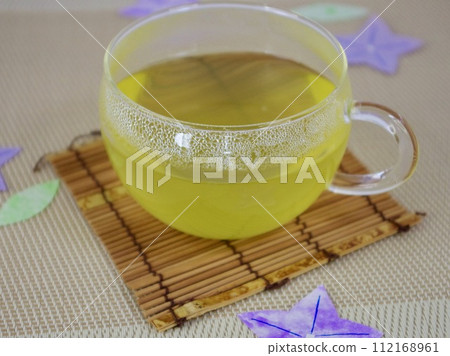 Japanese tea in a glass cup 1 Japanese tea in a glass cup 1 112168961