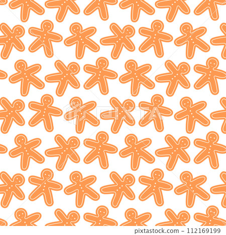 cookie man sweet christmas treat dinner pattern 112169199