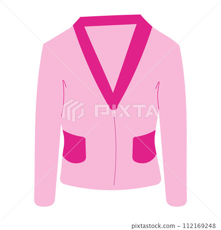 coat jacket clothing pink doll icon element coat jacket clothing pink doll icon element 112169248