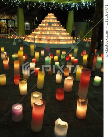 Candle night of river environment paradise 112169471
