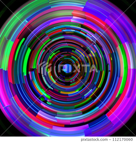 Digital radial background material 11 112170060