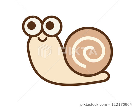 Snail illustration (with lines) 112170964