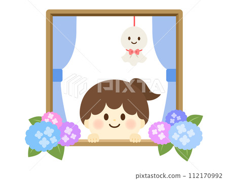 雨季_透過窗戶偷看的女孩 雨季_透過窗戶偷看的女孩 112170992