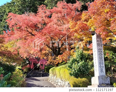 秋天的吉峰寺稻荷神社 秋天的吉峰寺稻荷神社 112171197
