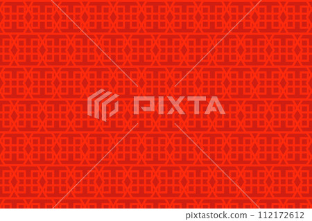 Illustration wallpaper, Abstract Geometric Style. Repeating Sample red square and line on deep red background. Illustration wallpaper, Abstract Geometric Style. Repeating Sample red square and line on deep red background. 112172612
