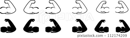 關於手臂肌肉的圖示集 112174209