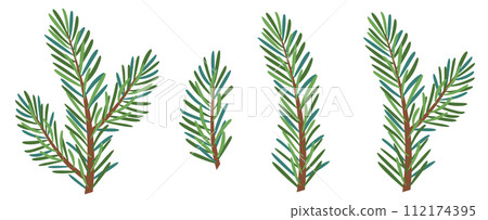 Christmas Larch, Pine, spruce branch. Christmas Larch, Pine, spruce branch. 112174395