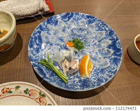 河豚生魚片 河豚生魚片 112174471