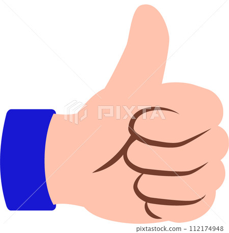 like good icon hand 112174948